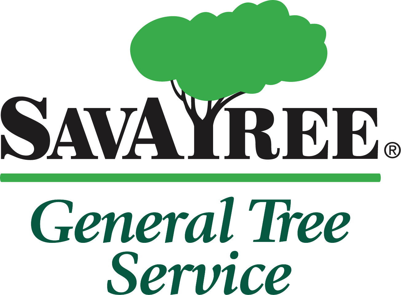 SavATree corporate logo plus SavATree Beaverton partner company logo