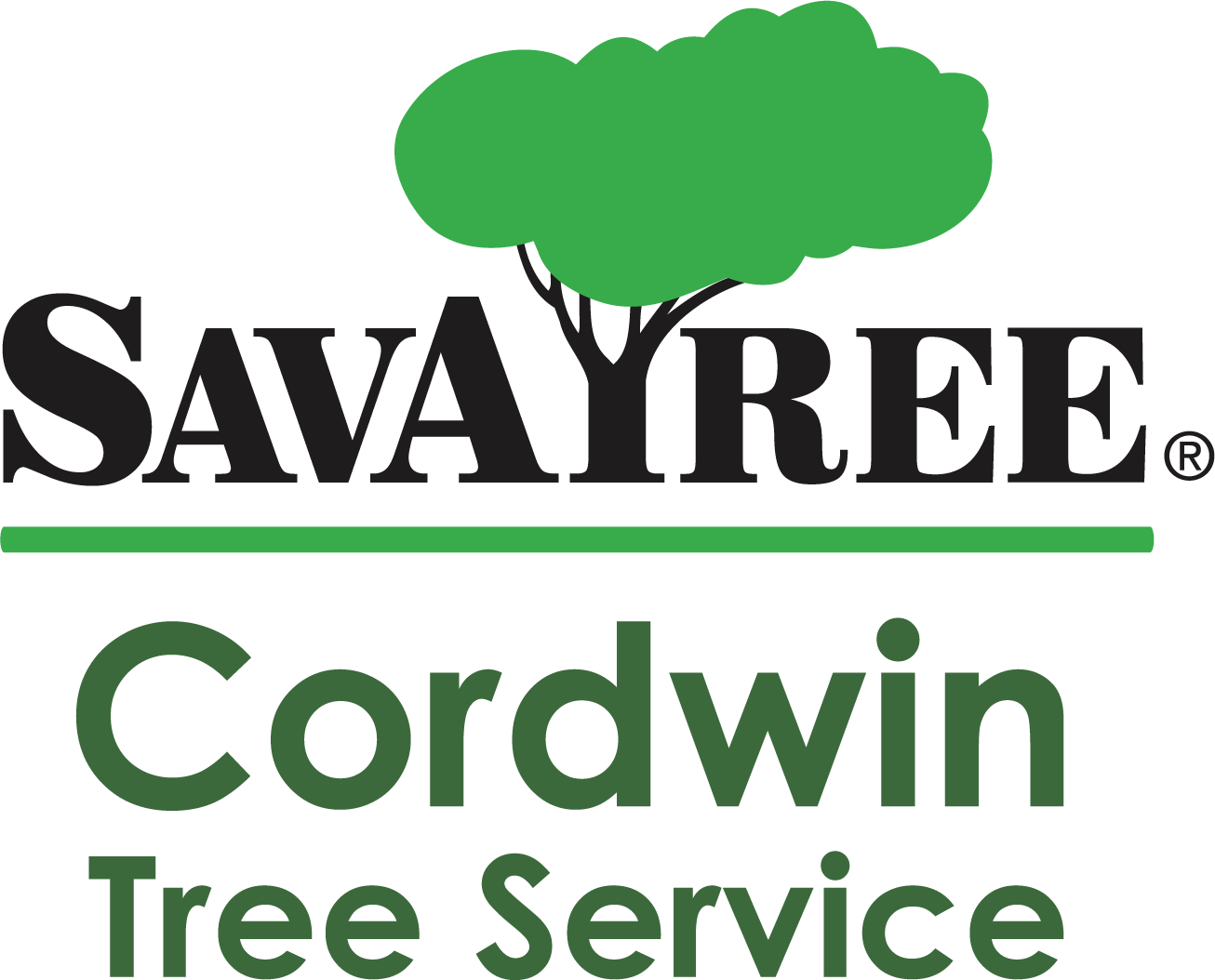 SavATree corporate logo plus SavATree Reddick partner company logo