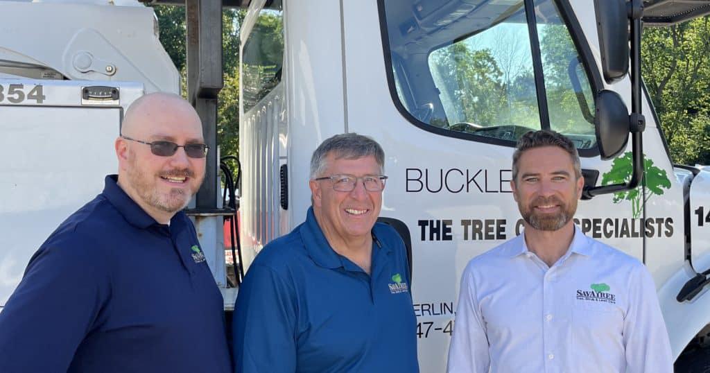 Buckley and SavAtree Team during the merger